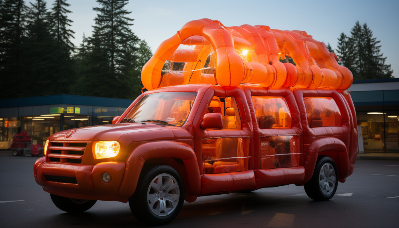 La créativité dans la conception de structures gonflables pour des campagnes publicitaires mémorables.